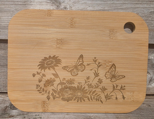 Bamboo Chopping board with decorative feature